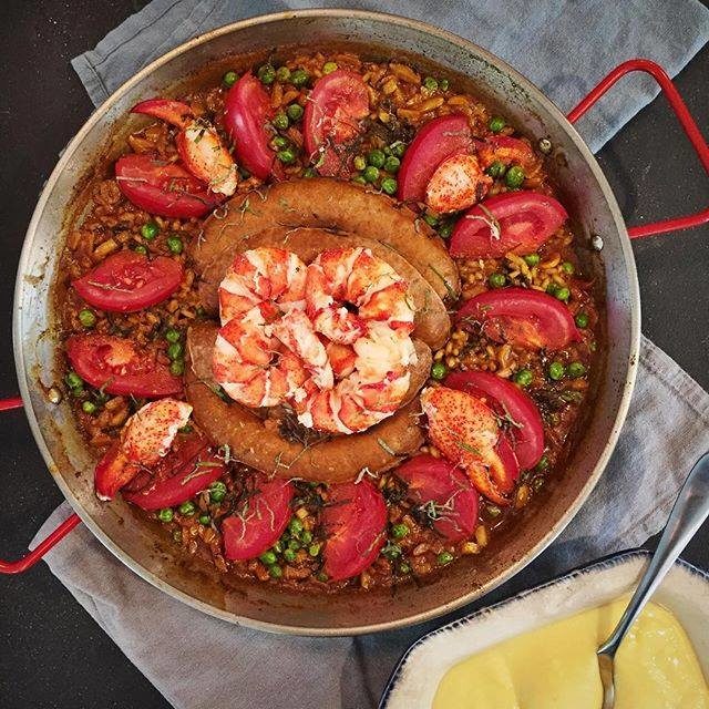 Maine Lobster Paella recipe image