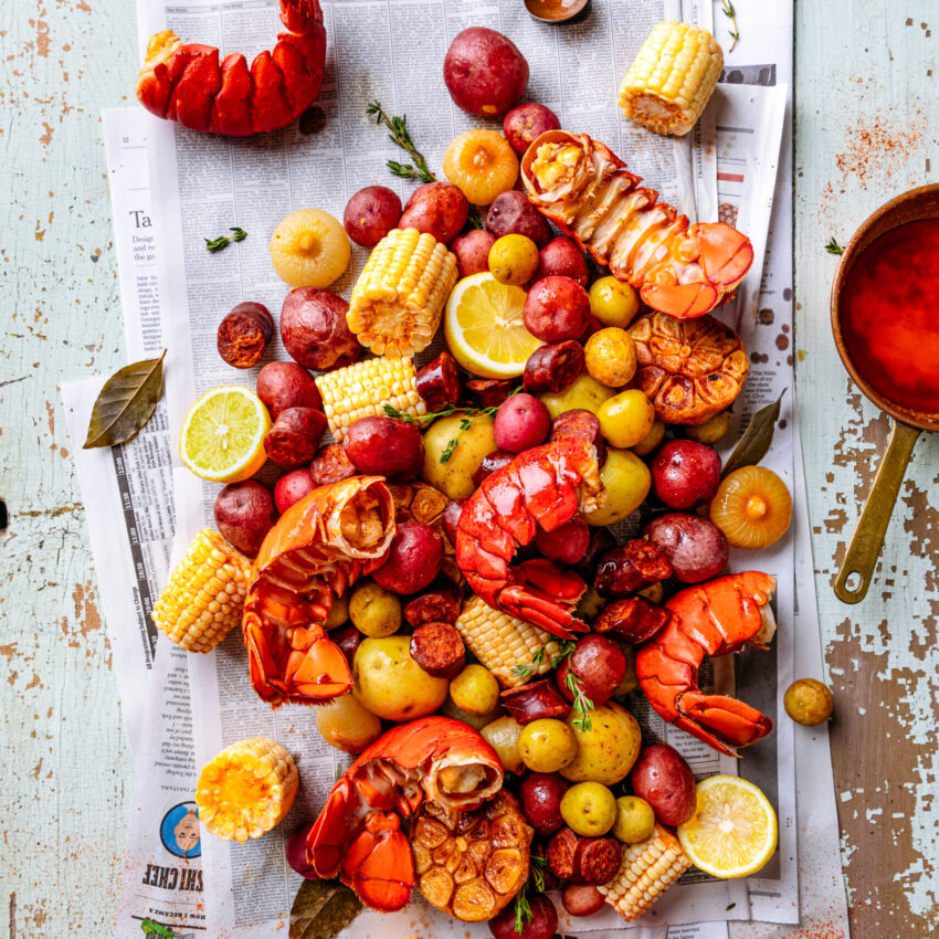 Cajun Maine Lobster Boil recipe image