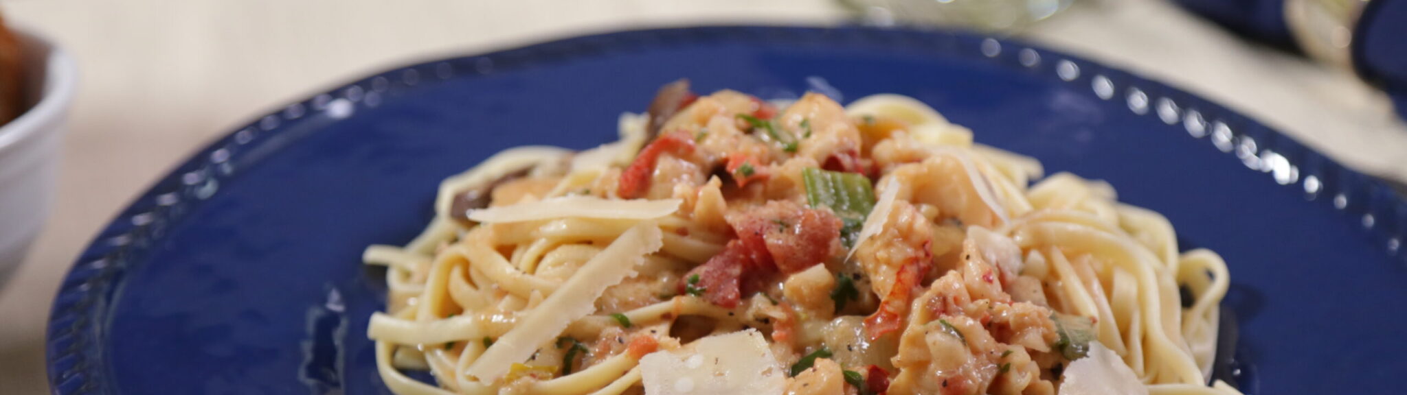 Maine Lobster Sauté With Linguine recipe image