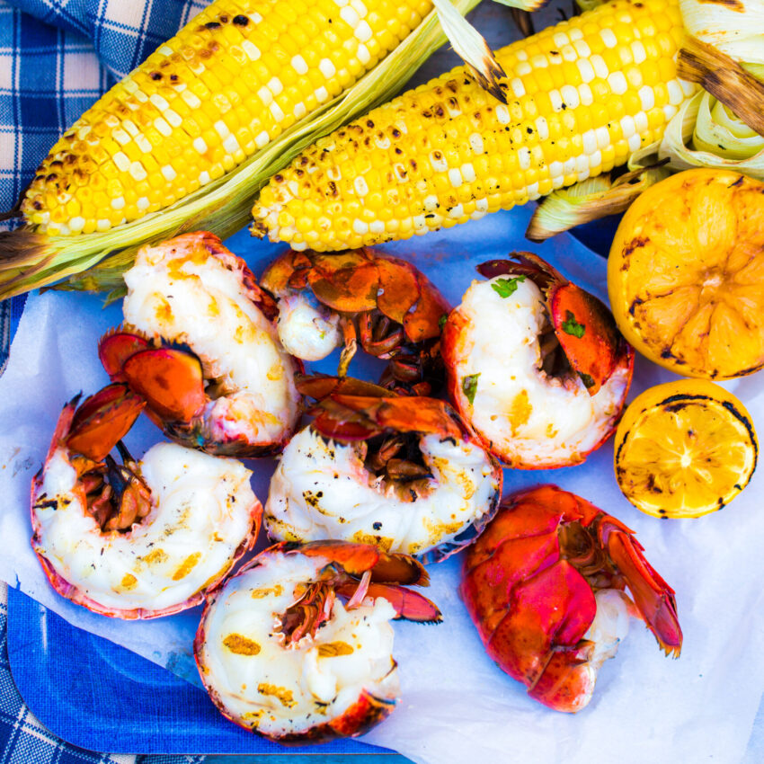 Grilled Maine Lobster Tails recipe image