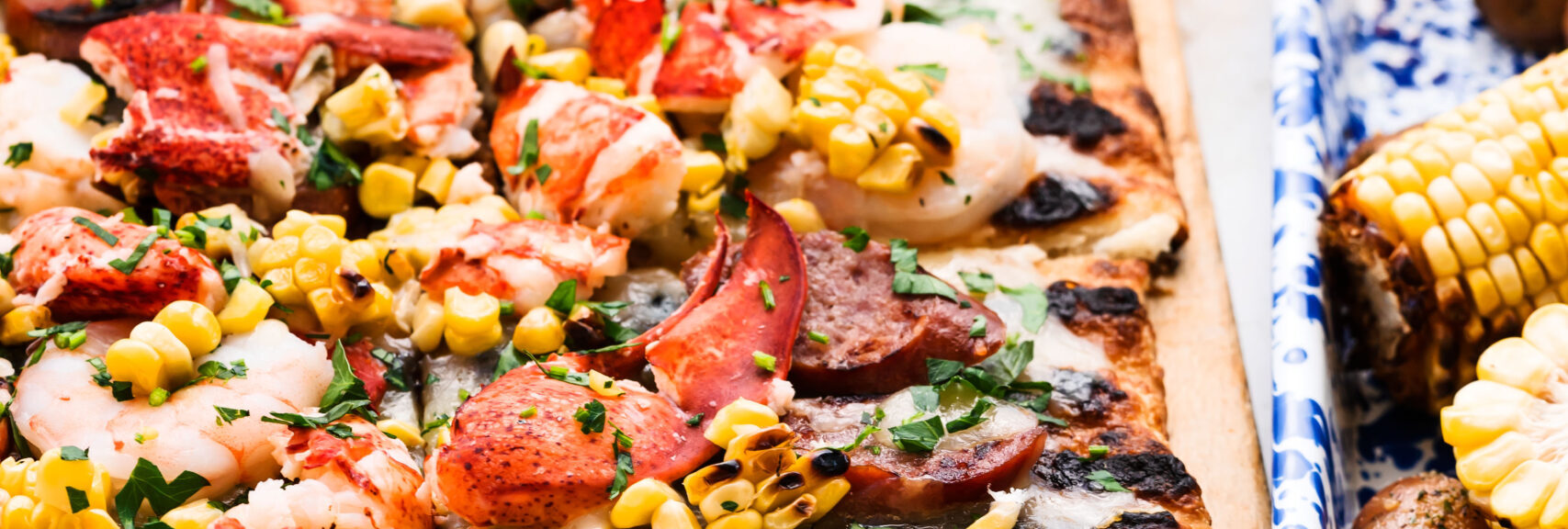 Grilled Maine Lobster Bake Pizza recipe image