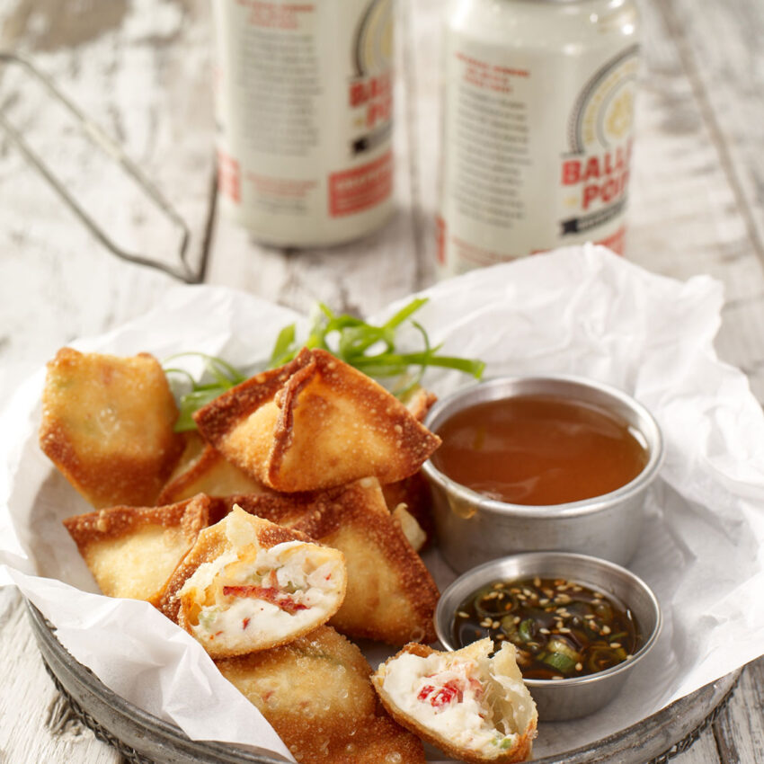 Maine Lobster Stuffed Rangoons recipe image