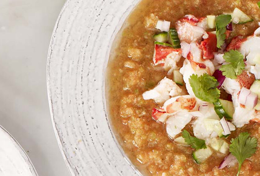 Gazpacho with Maine Lobster recipe image