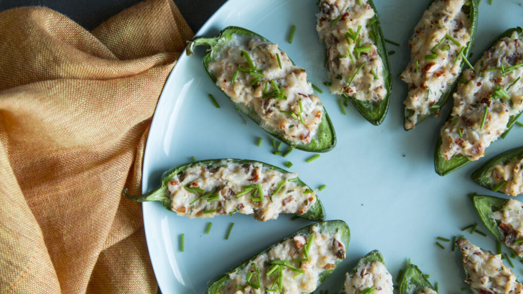 Lobster and Bacon Stuffed Jalapeno Bites recipe image