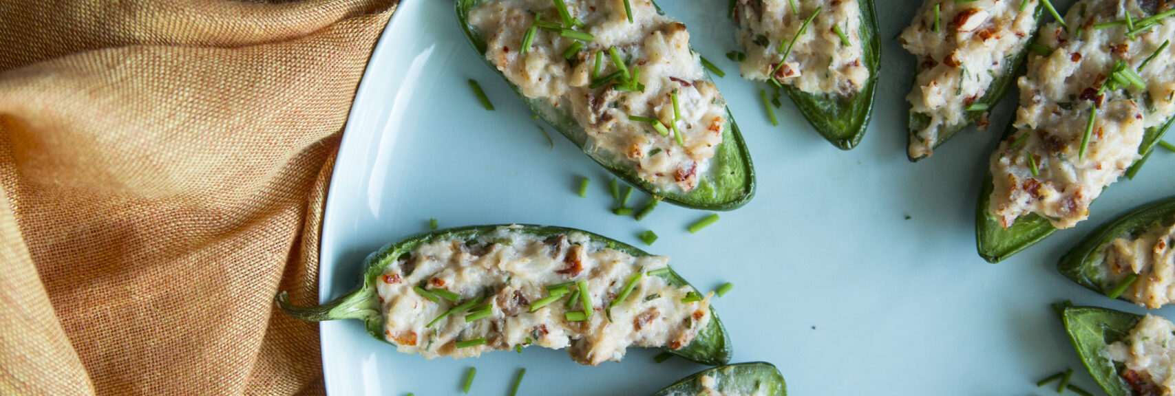 Lobster and Bacon Stuffed Jalapeno Bites recipe image