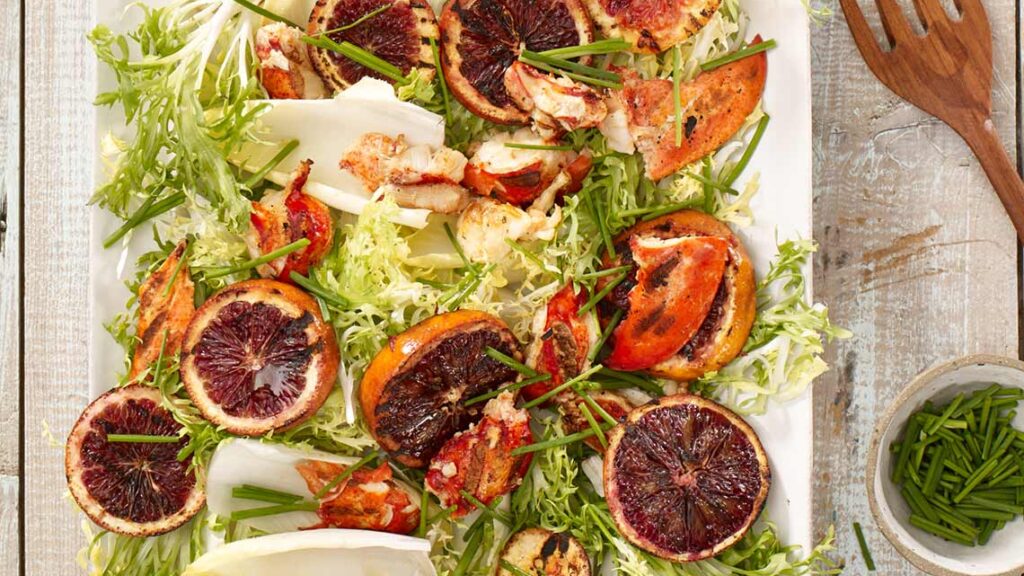 Grilled Maine Lobster Salad with Blood Orange recipe image