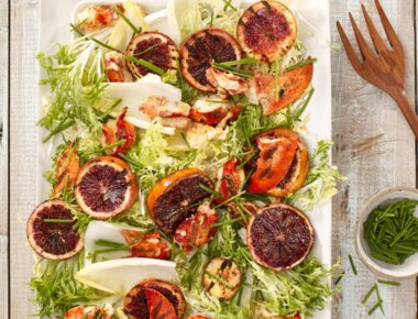 Grilled Maine Lobster Salad with Blood Orange