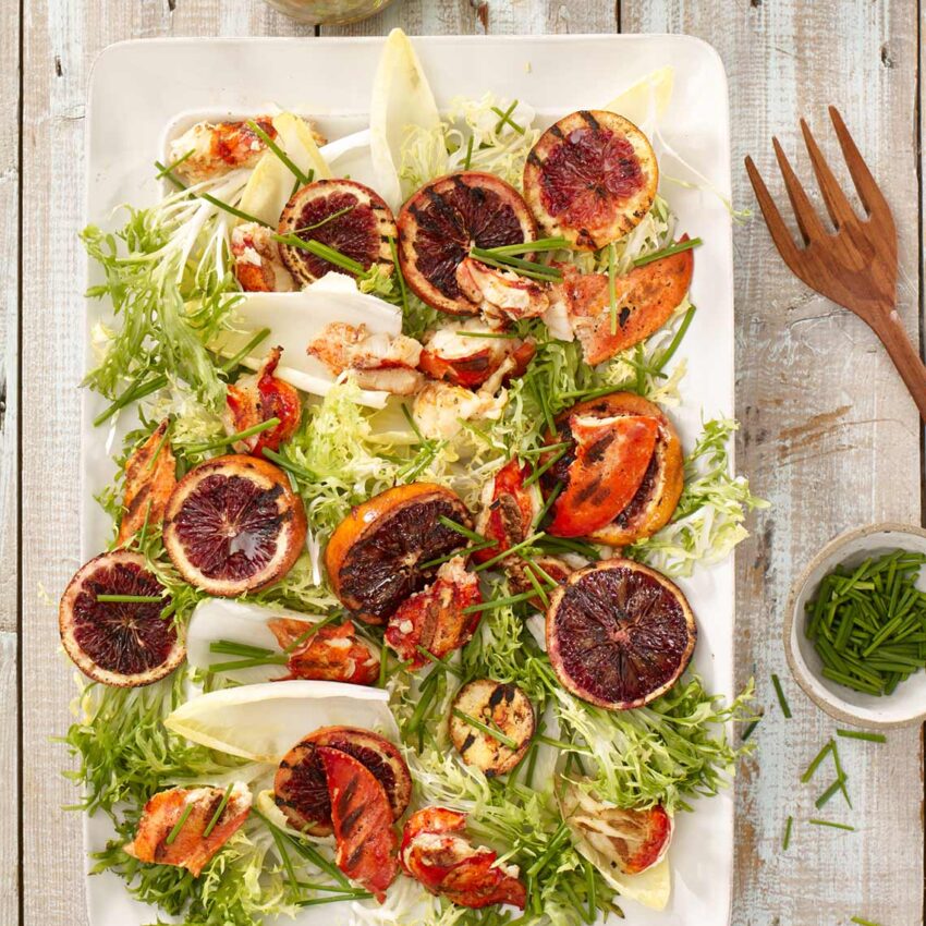 Grilled Maine Lobster Salad with Blood Orange recipe image