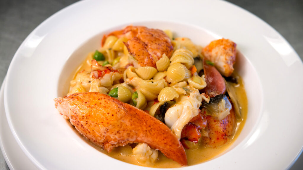 Sautéed Maine Lobster with Pasta recipe image