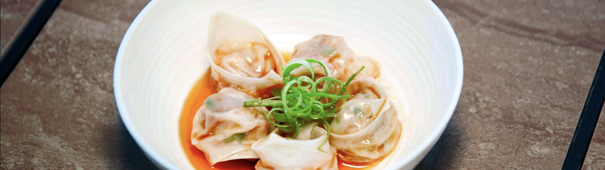 Maine Lobster XO Dumplings with Chili Vinaigrette recipe image