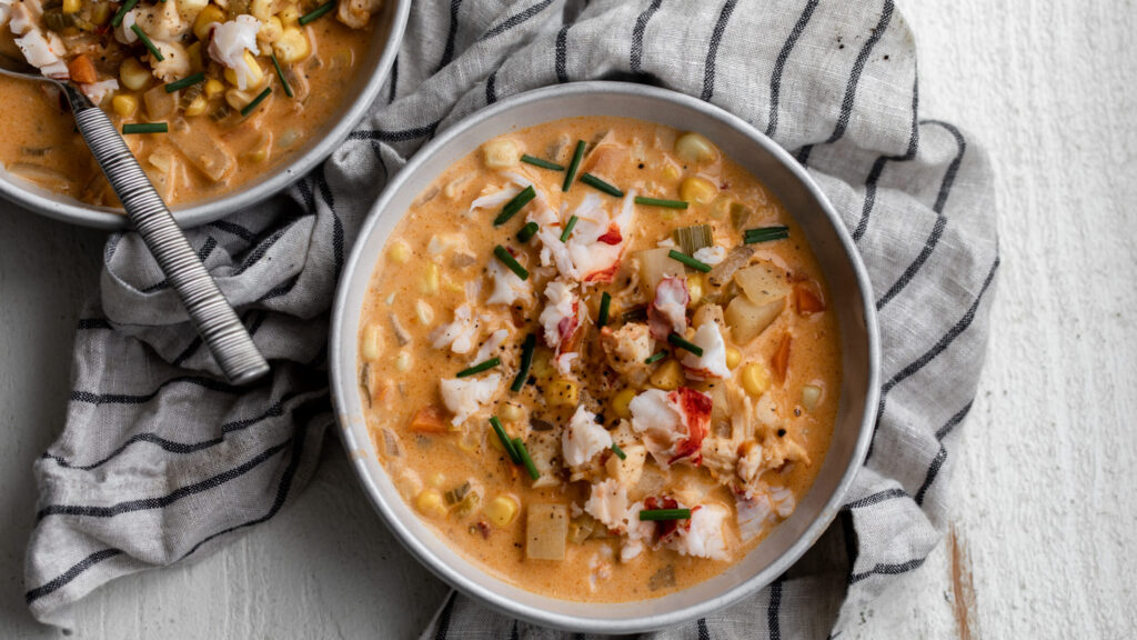 Maine Lobster and Corn Chowder recipe image