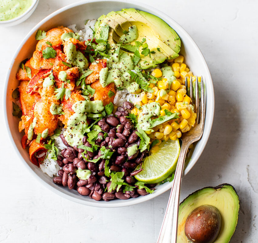 Maine Lobster Burrito Bowl recipe image