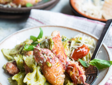 Maine Lobster Pesto Pasta