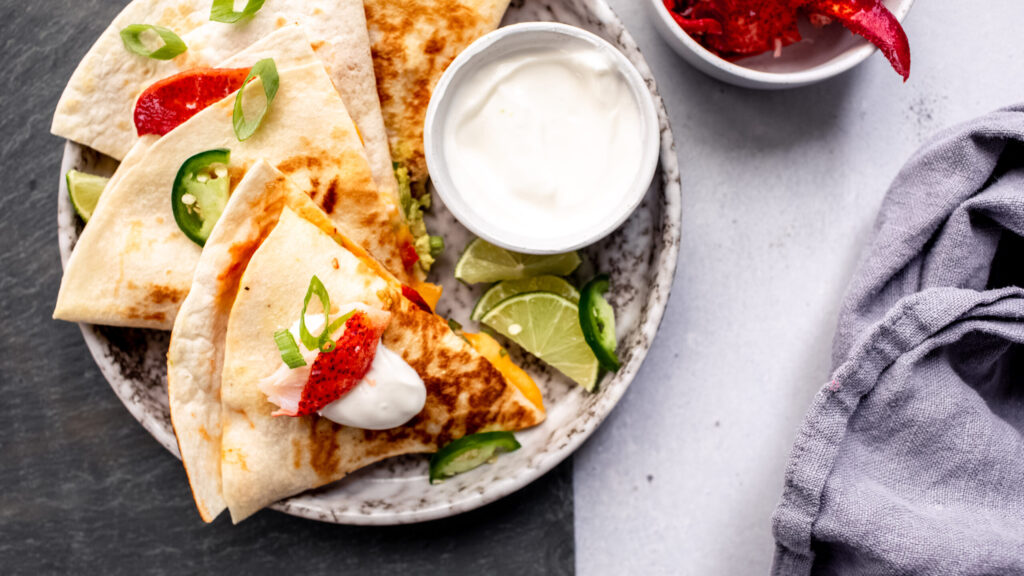 Maine Lobster Quesadilla recipe image