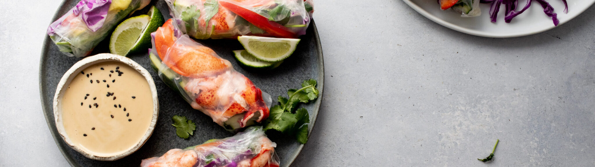 Maine Lobster Summer Rolls recipe image