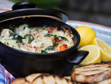 Baked Maine Lobster & Brie Dip