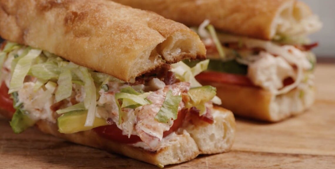 Bacon, Avocado, and Maine Lobster Sandwich recipe image