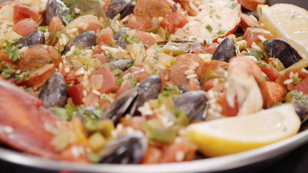 Maine Lobster Paella recipe image