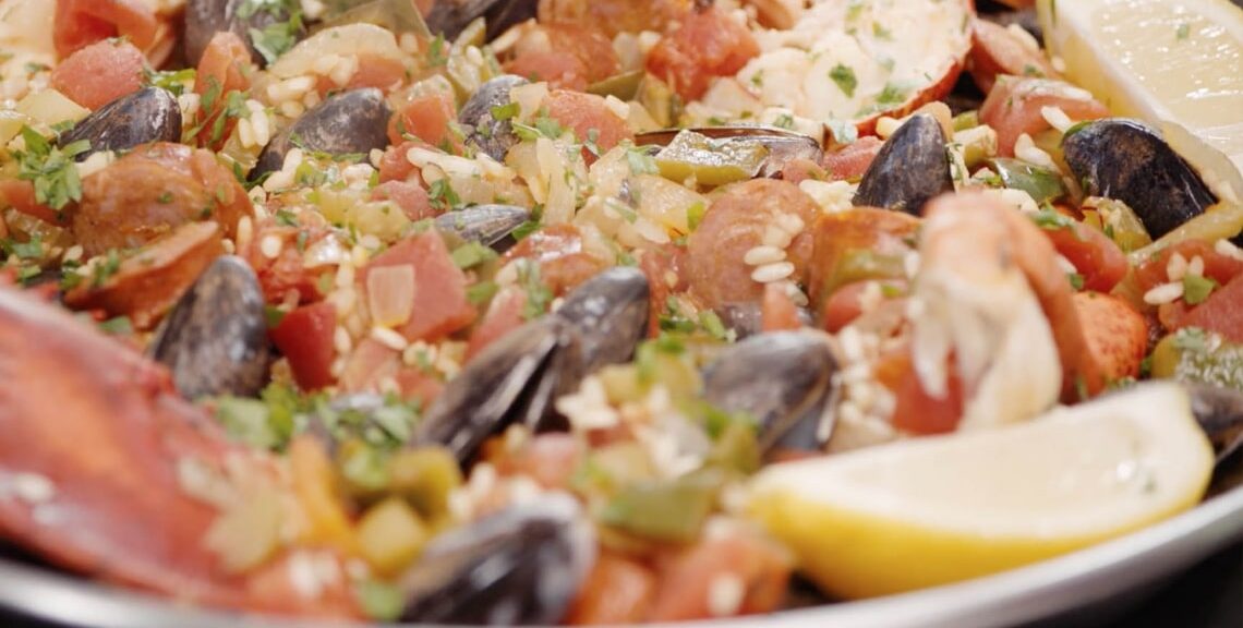 Maine Lobster Paella recipe image