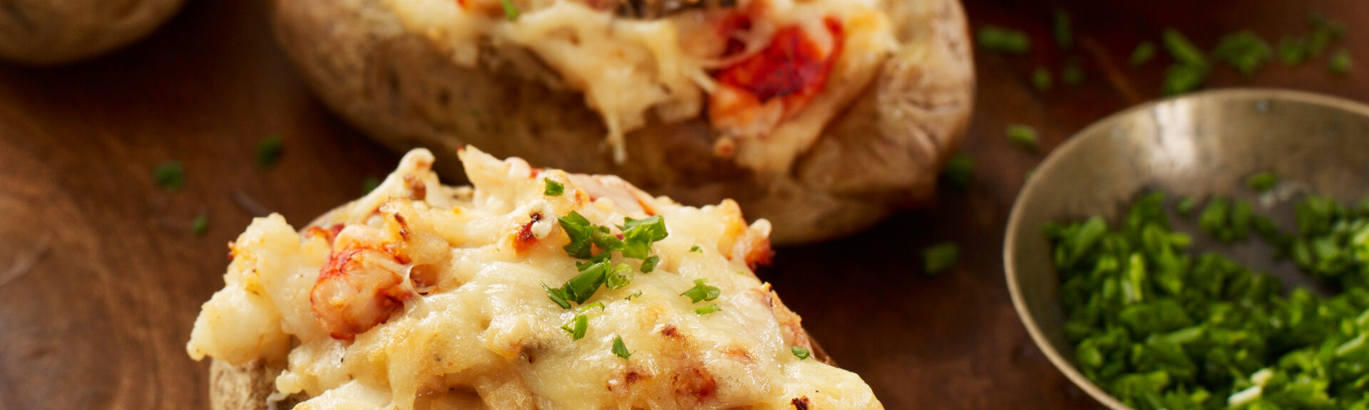 Twice Baked Potatoes with Maine Lobster recipe image