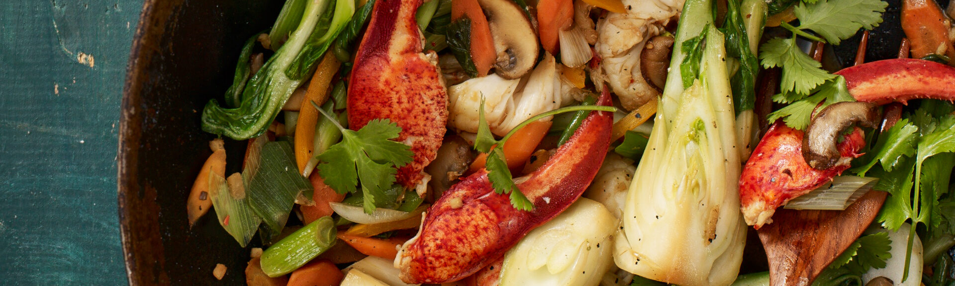 Simple Maine Lobster Stir Fry recipe image