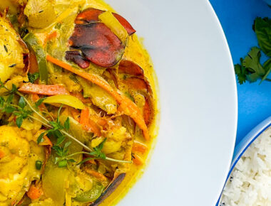 Coconut Curry Maine Lobster