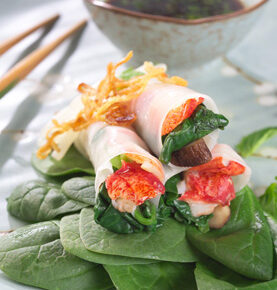 Vietnamese Maine Lobster Spring Rolls