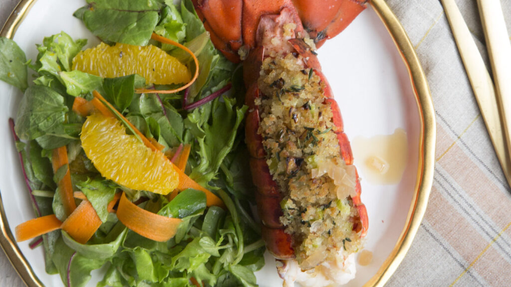 Stuffed Lobster Tails recipe image