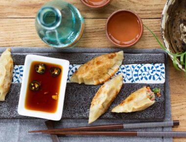 Maine Lobster and Shiitake Potstickers