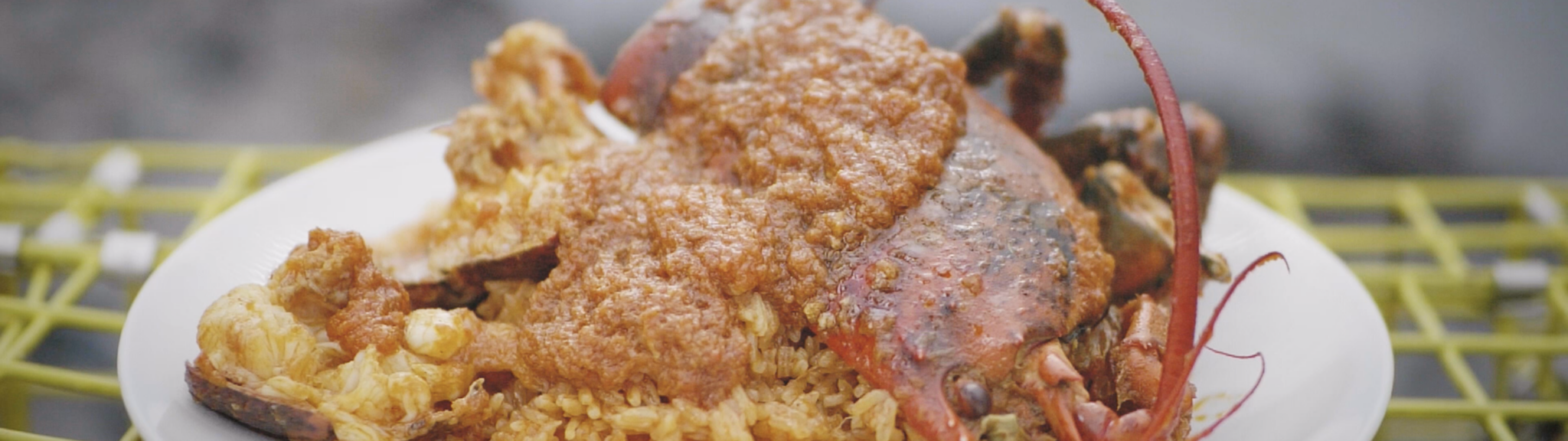 Nigerian Jollof Rice with Maine Lobster Red Stew recipe image